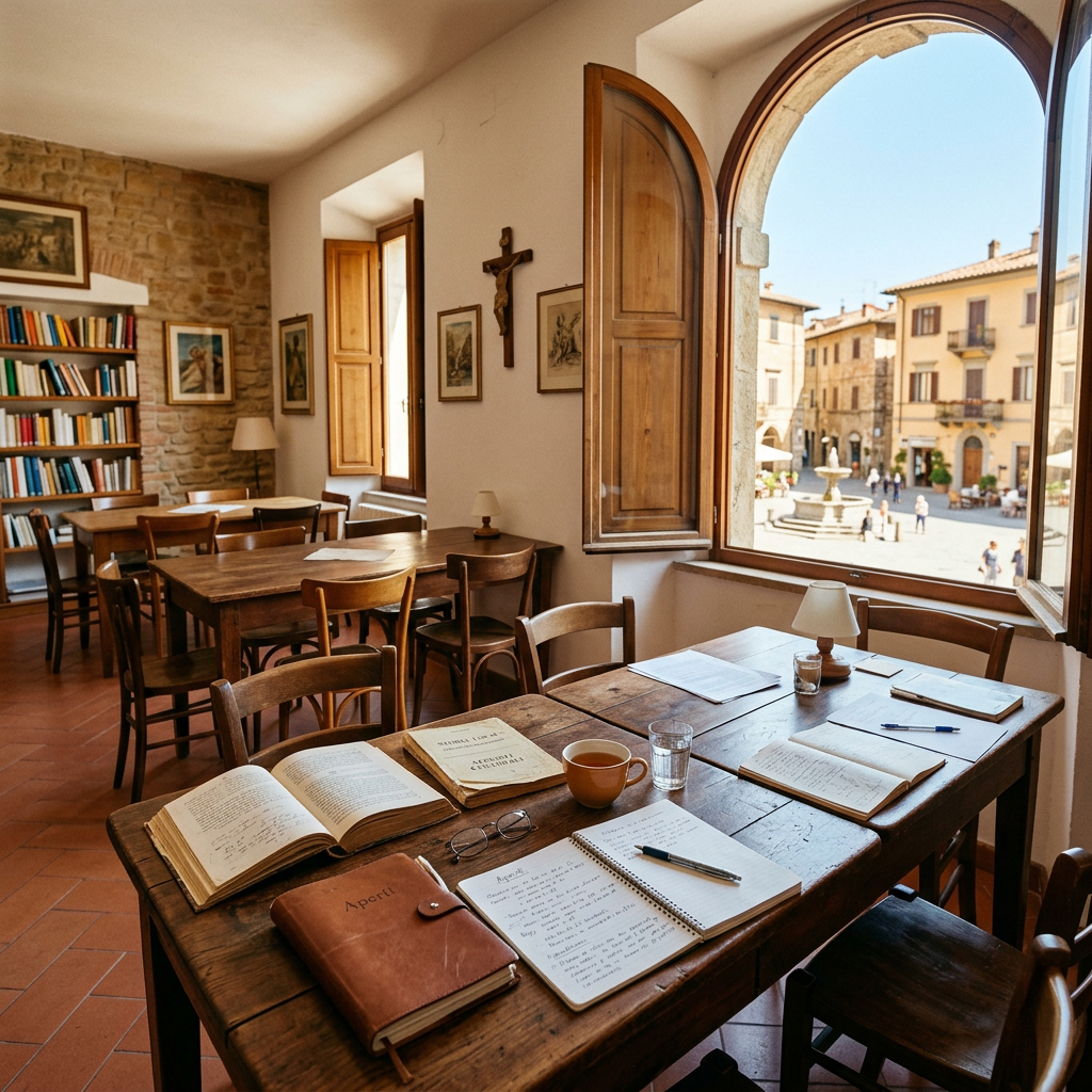 Sala parrocchiale per incontro culturale